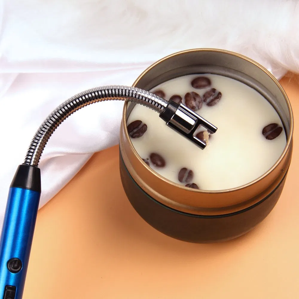 2023 Colorful USB Rechargeable Lighter 360 Degree Rotation Custom Candle Lighter Plasma Electric Lighter