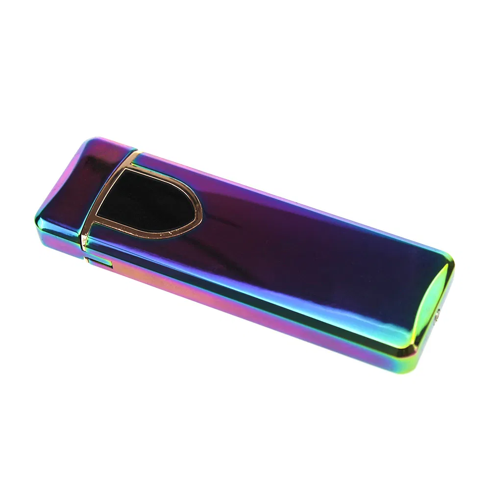 Custom Logo Electronic USB Cigarette Lighter Flameless Smoking Accessories Lighter