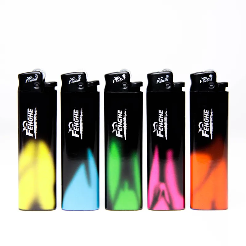 Customizable Middle Eastern Style Pattern Wrapped Paper Lighter Refillable and Cheap From Chinese Factory for Cigarette Usage