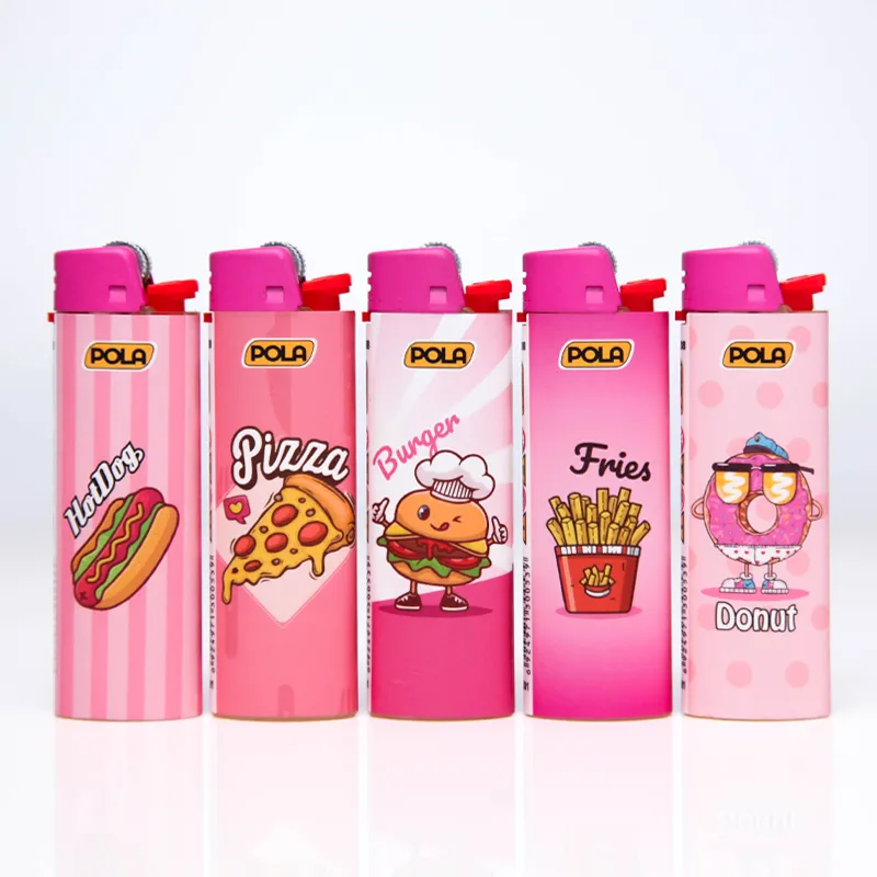 Customized Windproof Disposable Electronic Inflatable Torch Lighter Rubber Coated Paper Lighter