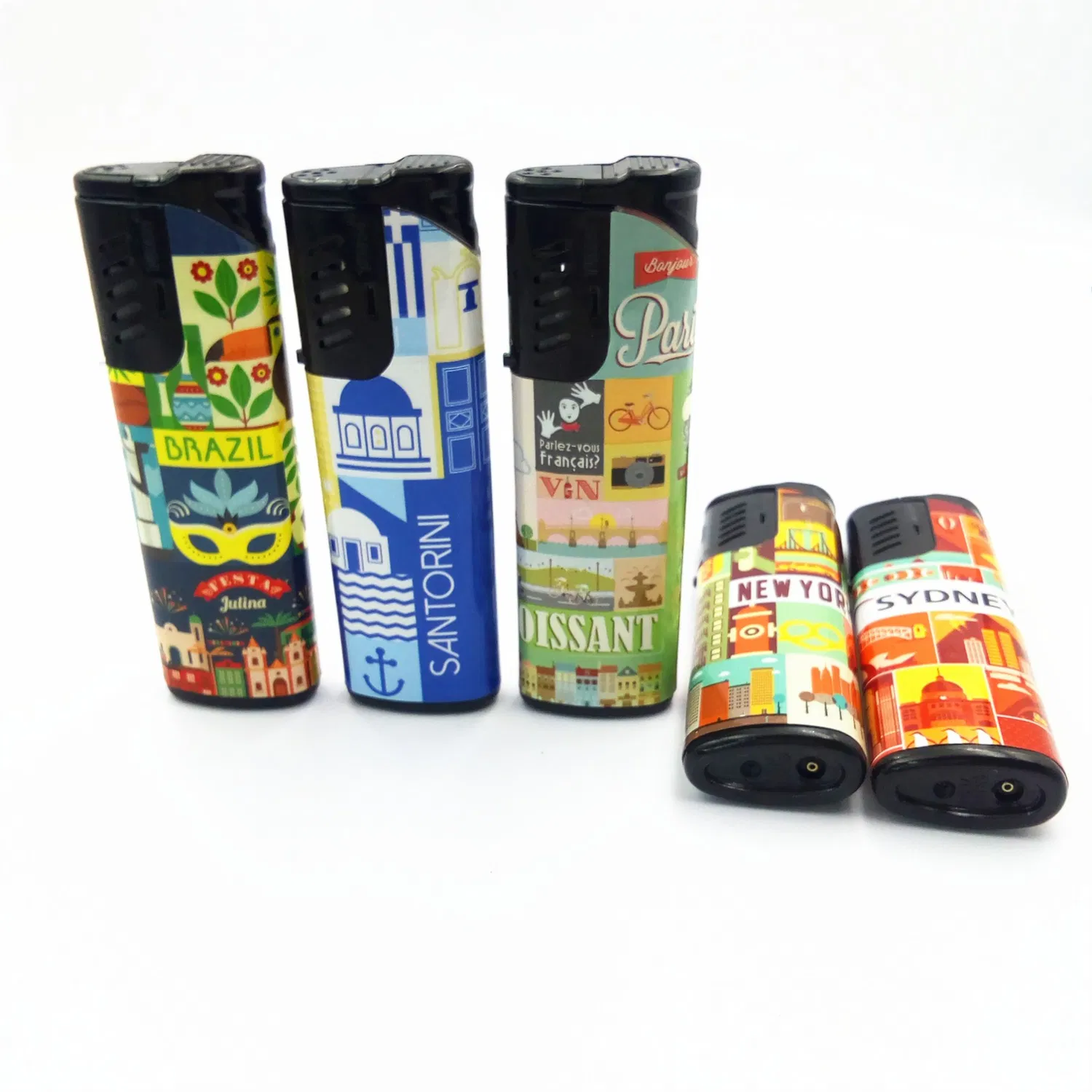 Dongyi High Quality Windproof Gas Lighter EUR Standard ISO99994 Dy-F001