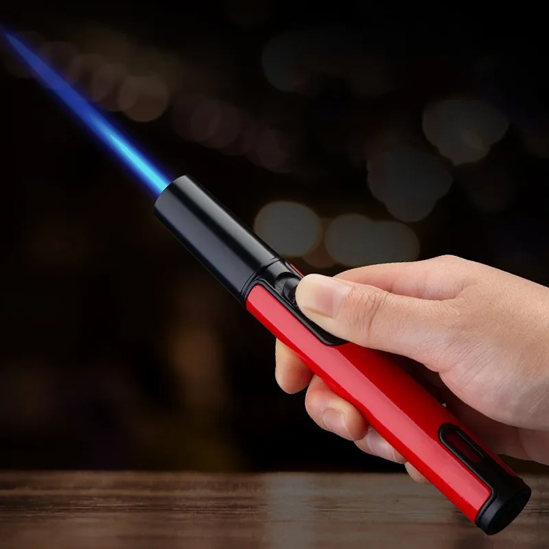 Long Strip Mini Portable Direct Injection Lighter Gas Ignitor Use for Outdoor Barbecue, Kitchen Utensils