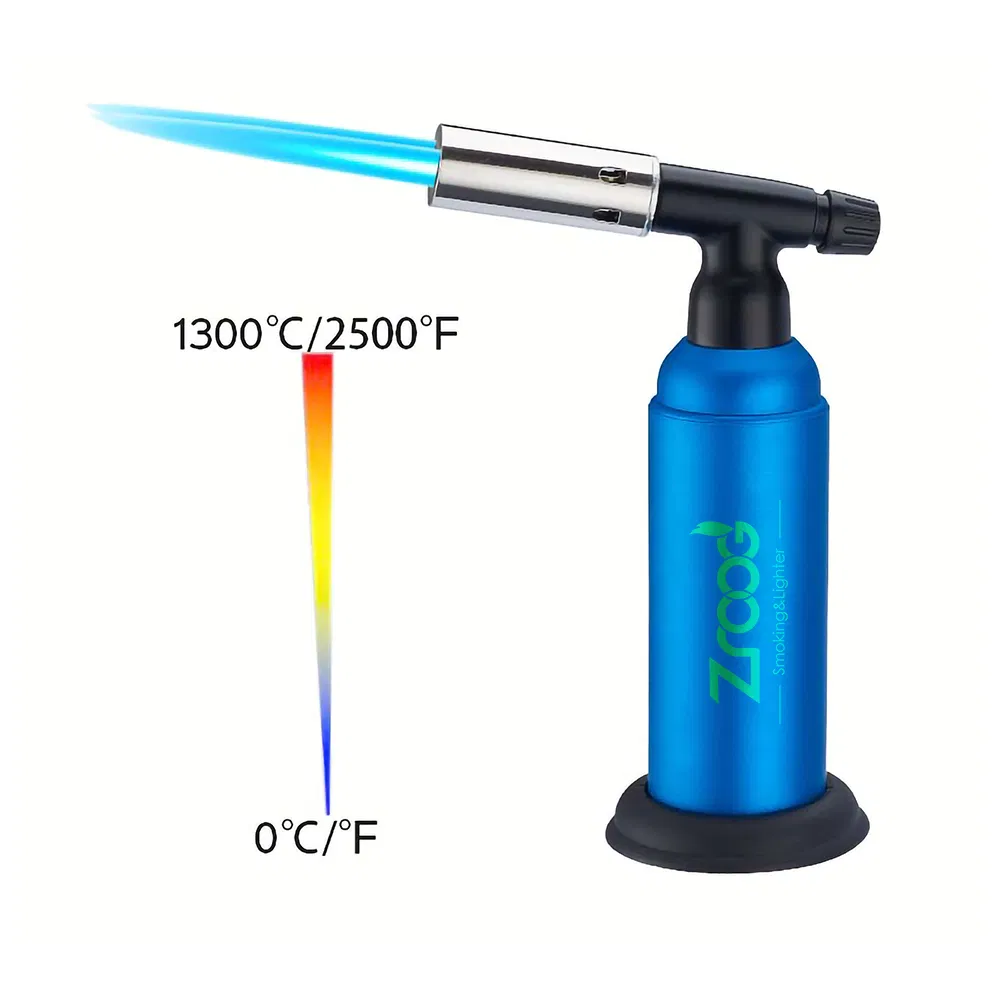 Metal Refillable Small Torch Lighter Butane Gas Cigarette Smoking Lighter Custom Logo