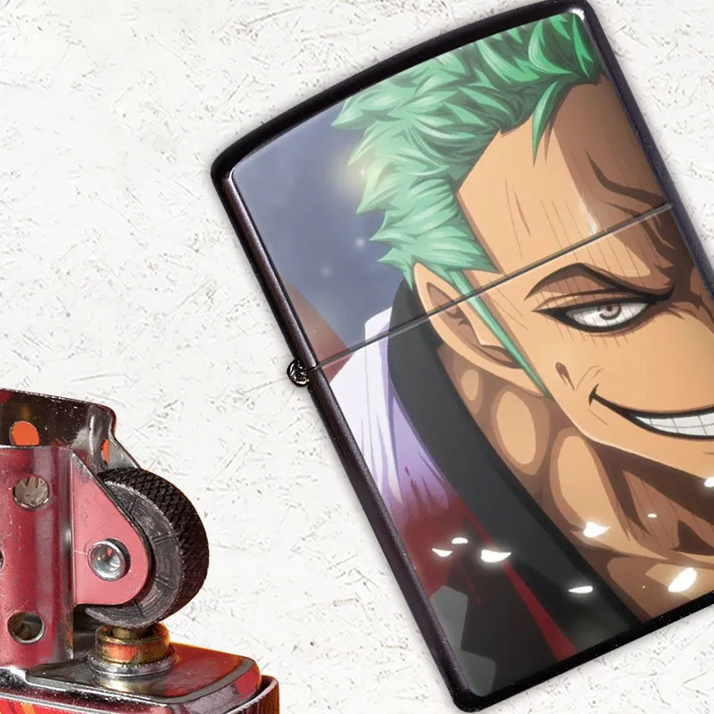 One Piece High Quality Cheap Refillable Windproof Lighters with Custom Logo Pattern Traditional Kerosene Cigarette Lighter