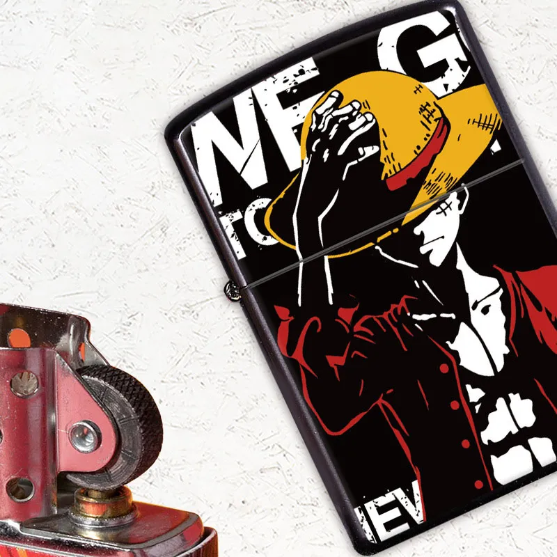 One Piece High Quality Cheap Refillable Windproof Lighters with Custom Logo Pattern Traditional Kerosene Cigarette Lighter