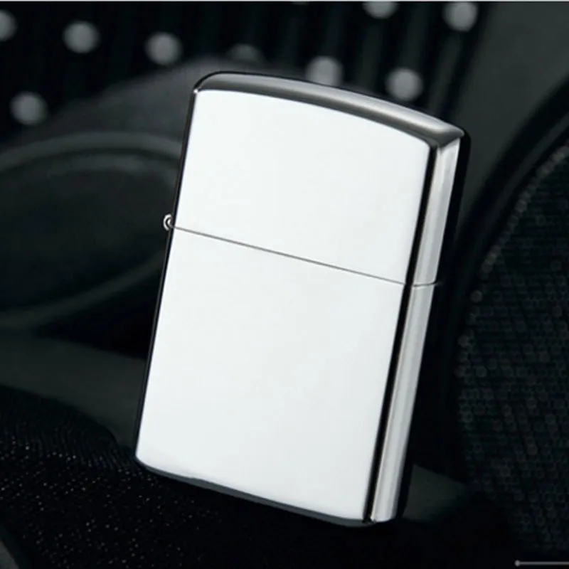 Promotional High Quality Custom Logo Windproof Flint Zinc Alloy Oil Lighter