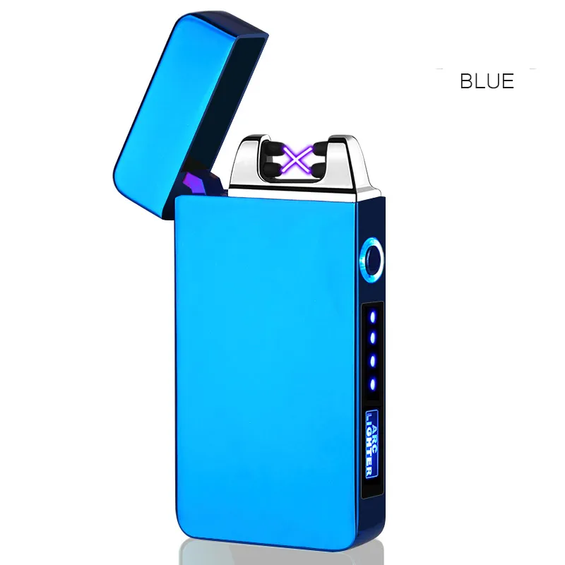 USB Custom Double Arc Rechargeable USB Lighter From China USB Dual Arc Lighter OEM Factory Fren Manufacturer