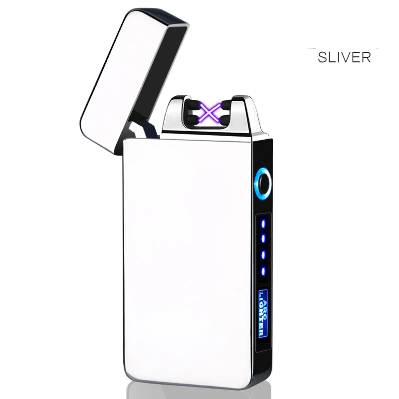 USB Custom Double Arc Rechargeable USB Lighter From China USB Dual Arc Lighter OEM Factory Fren Manufacturer