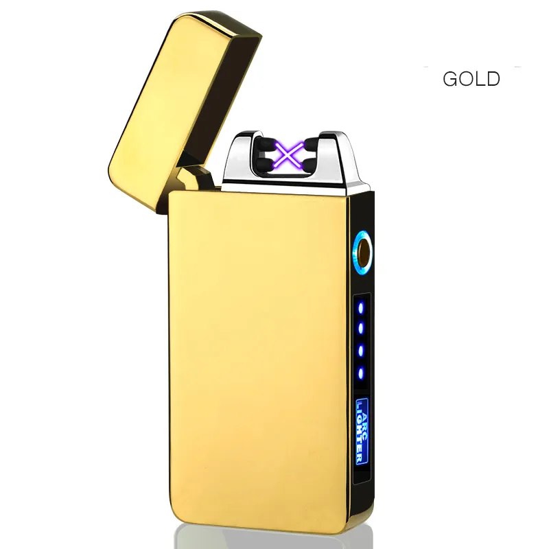 USB Custom Double Arc Rechargeable USB Lighter From China USB Dual Arc Lighter OEM Factory Fren Manufacturer