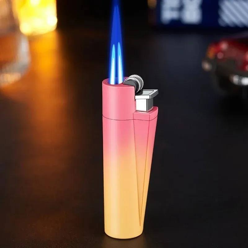 Wanchuang Mini Portable Dual Flame Colorful Lighter Wholesale Custom Cigar Accessories