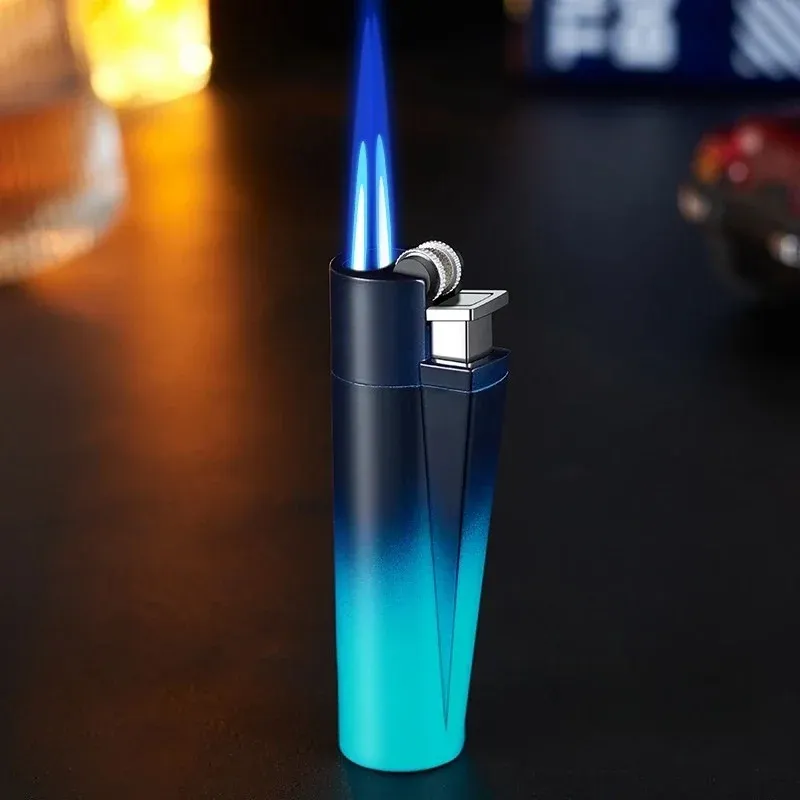 Wanchuang Mini Portable Dual Flame Colorful Lighter Wholesale Custom Cigar Accessories