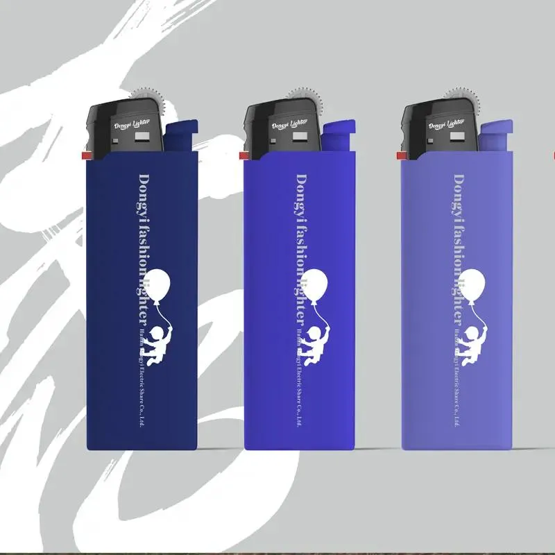 Wholesale Custom Logo Lighter Gas Cigarette Lighter Windproof Vaper Smoke Maxi Size Mini Size Lighter