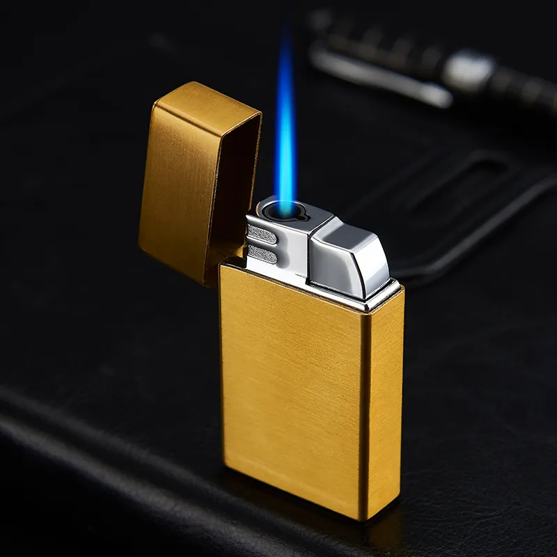 Wholesale Price Butane Refillable Lighters Branded Cigarette Pipe Flame Torch Lighter with Custom Logo